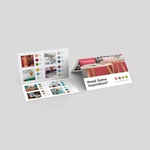 Folded Business Cards Long Edge