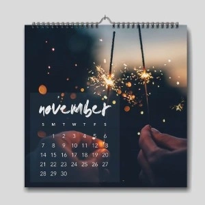 Square Wall Calendar Printing